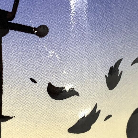 Disney Parks Ceramic Cup Mug Mickey Minnie Mouse Pluto Windy Spooky Leaves 5" - Picture 3 of 7